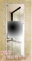 yJ042 Continental Iron Mirror systemic dressing mirror clothing store wall-mounted dressing mirror creative full-length