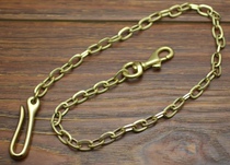 Handmade custom pure brass pants chain waist chain Tochigu cloth chain chain chain chain metal chain Harley cattle cattle
