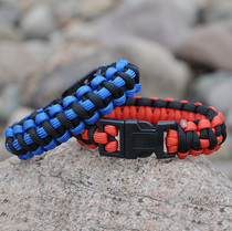 Outdoor Espresso high quality plastic buckle seven-core umbrella rope life-saving bracelet survival bracelet Bale wilderness survival