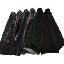 Car row blocking head dust cover hanging bar personality grinding sand leather dust cover universal stick head stall to get head leather cover