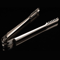  Thickened stainless steel ice clip ice bucket clip barbecue grill clip food clip ice cube clip Champagne bucket ice clip