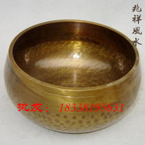 Extra-large thick pure copper gold bowl Bowl Buddha sound Bowl practice bowl copper chime Buddha yoga supplies