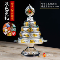 Buddhism Huizang Village Tibetan alloy for Manzha Buddhism for Buddhism tea compass with tray medium