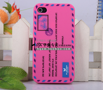 Korean wind Apple iphone4 4s mobile phone case envelope silicone sleeve 4s case protective cover
