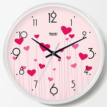Madding fashion wall clock Living room office simple mute clock wall watch creative quartz clock perpetual calendar D594