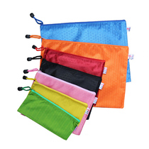 Ball color file bag A4 waterproof zippered bag padded zipper bag information bag storage bag
