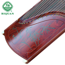 Biquan Guzheng Red Wood Carved Bamboo Zheng E816-1 Yangzhou Biquan Musical Instrument Performance Zheng