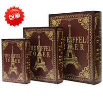 Retro Book Euro-style library bookboard decoration bookbook photography props simulation book simulation box large number