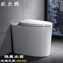 Floor-to-ceiling concealed water tank toilet Wall-to-wall toilet Hotel club split toilet