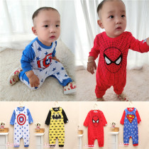 Baby one-piece clothes autumn winter style male and female children clothes baby damp clothes baby clothes baby full cotton khae one-piece climbing clothes