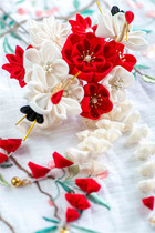 Japanese and Fairy Crane Flower Wedding