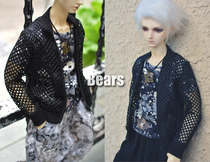 ◆ bears◆ BJD baby clothes A149 Street wind black net baseball shirt 1 41 3 uncle