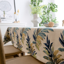 Clewalle American country high-end jacquard tablecloth Tablecloth cover cloth Table cloth Tablecloth special price