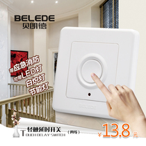 Belande switch panel touch delay switch with LED light energy saving lamp Four-wire touch delay switch