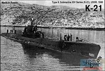 Combrig 70229 1700 Soviet Navy submarine K-21 1940 (can be completely waterline)