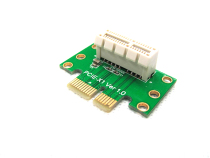 BLIAK PCI-E 1X adapter card x1 steering card 90 degree 1u chassis