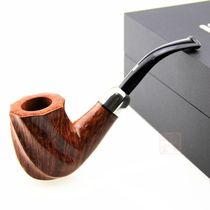 Italian Castro pipe Collection KKKK grade Heather smooth handmade bucket silver ring military plug