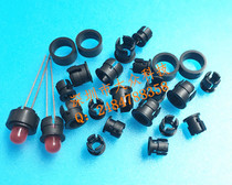 LED flat buckle 3 cm led light bead special lamp holder light-emitting diode lampshade plastic seat sub F5 outer ring