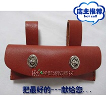 Factory direct sales] cowhide waist axe cover cowhide fire axe set leather fire waist axe cover