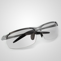 Glasses men sun glasses driving color driving driving glasses aluminum magnesium ultra light fashion polarized driver fishing sunglasses