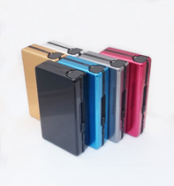 Laifu Xiaofu Wang hand push cigarette case color standard 10-pack cigarette case aluminum alloy automatic cigarette case cigarette set