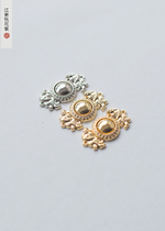 (Boy bouquet)Jiangnan Taohua family Hanfu accessories mother and child buckle metal buckle multi-color optional