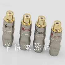 Gold-plated Lotus holder RCA socket RCA female Lotus female terminal