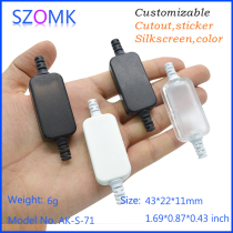 Electronic module standard plastic instrument housing handheld grip housing custom industrial controller housing S71