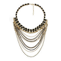 British original import IMPULSE WOMENS CHAINS NECKLACE plexiglass fashion pendant