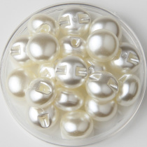 8 * 11mm Round Pearl Pearl Button Clothing Accessories Wedding Dress Gown Accessories Dance Suit Accessories