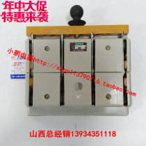 Upper German group HS11F-200 48 inverted 200A knife switch brake knife three-phase four-wire quadrupole double throw with lid