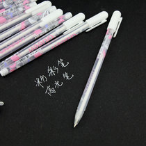 Special high-gloss pen White line pen white pen Black card pen marker pen design hand-painted white high-gloss pen