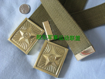 Retired inventory original pure brass card canvas belt support Korean peoples belt
