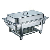 Rectangular stainless steel buffet furnace Buffy furnace Heating insulation furnace Open cover breakfast furnace All-steel electric heating meal furnace