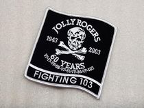 VF-103 Pirate Flag Skull Jolly Rogers Squadrons 60th Anniversary Badge