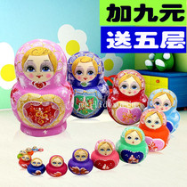 Matryoshka imported 15-layer characteristic handicrafts 15-layer childrens educational toys Basswood 31