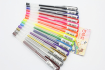Japan UNI Mitsubishi student exam pen UM-100 gel pen black English version