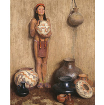 T595 (United States) Philbrook Museum of Art Museum of Painting Ultra High-Qing Tuku