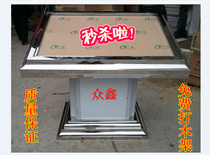 Stainless steel horizontal light box Lobby floor guide station Hotel light box Floor index plate Titanium display table