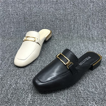 2020 Summer New Decode Processing Leather Womans Barkle Slipper Slippers