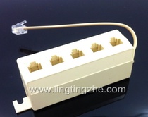 Telephone 10% 50% wire box 5-hole telephone junction box 4-core 2-core 5-hole telephone socket splitter