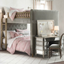 2 American country Wood old childrens bunk bed with guardrail bunk beds bunk bed two adults may be