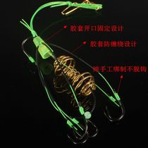 Explosion hook boxed upgrade Iseni anti-winding pure hand-tied bomb hook sea fishing hook