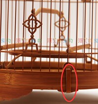 Bamboo button bamboo stand 3 elastic pieces need customers to debug the use of embroidered eye cage old bamboo original buckle