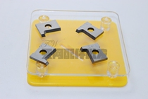 Haomai edge banding machine scraper blade 16*14*2 R2 edge banding machine blade edge banding machine arc scraper blade