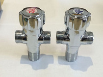 All copper thickening one in two angle valve cold and hot thickening high quality fine copper three-way angle valve triangle valve all copper