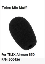 TELEX airman850 Aviation headset microphone Cover windproof cotton Mic Muff Screen