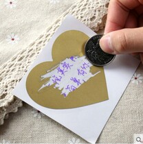 DIY photo album accessories creative gifts-hidden surprises-whispering interesting scratch card coating-message stickers single