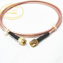 RP-SMA-J male inner bore RG316 silver plated coaxial jumper connection line