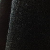 Pure black autumn and winter wool knitted fabric clothing fabric autumn and winter coat cloth new special feedback 55 meters